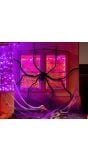 Spinnenweb met enorme nepspin 200 cm halloween