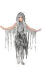 Spook Jurk Meisjes Grijs