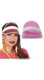 Sportieve Zonneklep 80's Roze