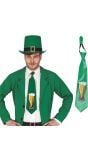 St. Patrick's Day Bier Stropdas