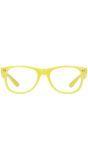 Standaard neon gele bril