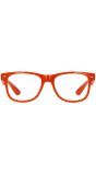Standaard neon oranje bril