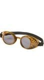 Steampunk bril bronzen