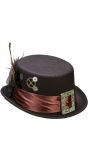Steampunk Hoed Zwart