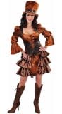 Steampunk outfit vrouw