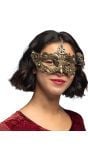 Steampunk Venetiaans Oogmasker Goud