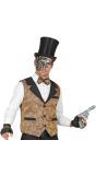 Steampunk Western Gilet Heren