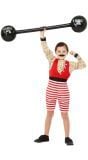 Sterke circus artiest pak jongens