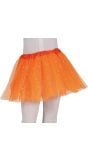 Sterren Glitter Tutu Oranje Meisjes