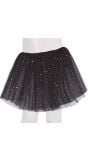 Sterren Glitter Tutu Zwart Meisjes