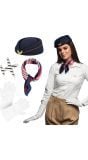 Stewardess Accessoireset 4-delig