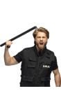 Stoere Politieknuppel Zwart 58cm