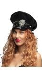 Stoere Zwarte Pet met Spikes