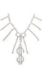 Strass dollar choker