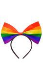 Strik Haarband Regenboog Vrouwen