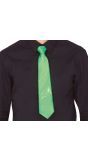Stropdas Pailletten Neon Groen