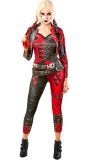Suicide Squad Outfit Harley Quinn Rood Zwart