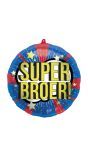 Super Broer Rood Blauw Folieballon