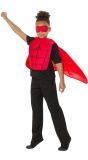 Superheld rode outfit