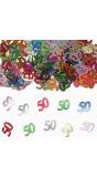 Tafeldecoratie 50 jaar verjaardag kleurrijk