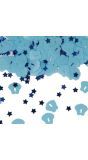 Tafeldecoratie geboorte baby blauw jongen