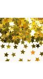 Tafeldecoratie sterretjes goud
