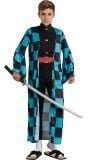 Tanjiro Kamado Outfit Heren 14-16 Jaar