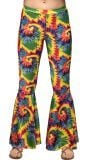 Tie dye hippie broek dames