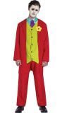 Tiener Joker Kostuum Rood 14-16 Jaar