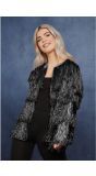 Tinsel Festival Jas Dames Zwart