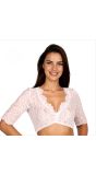 Tiroler Dirndl Blouse Wit Kant Dames Oktoberfest