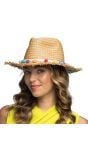 Trendy Mexicaanse Stro Hoed