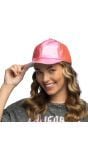 Trendy Roze Festivalpet Glimmend