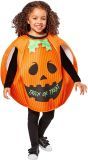 Trick or Treat Pompoen Halloween Outfit Oranje