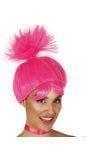 Troll pruik roze