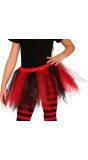 Tutu kind rood glitters