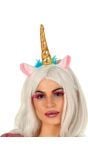 Unicorn hoorn haarband goud