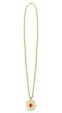 Vampier ketting goud