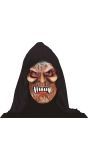 Vampier masker met kap halloween