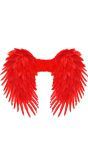Veren Vleugels Rood Feest Dames Heren
