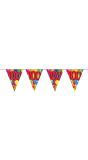 Verjaardag 100 Jaar Balloons Vlaggenlijn 10 Meter