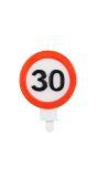 Verjaardag 30 Jaar Verkeersbord Kaarsje