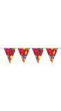 Verjaardag 60 jaar balloons vlaggenlijn 10 meter