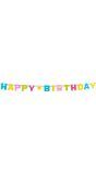 Verjaardag Letterslinger Happy Birthday