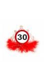 Verkeersbord verjaardag 30 jaar tiara