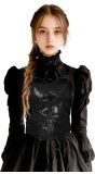 Victoriaans Korset Zwart Gothic
