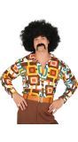 Vintage Regenboog 70's Blouse