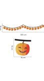 Vlaggetjeslijn Pompoen Vrolijk 3 Meter Halloween