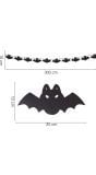 Vlaggetjeslijn Vleermuis 3 Meter Halloween