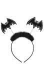 Vleermuis Haarband Zwart Dames Mannen